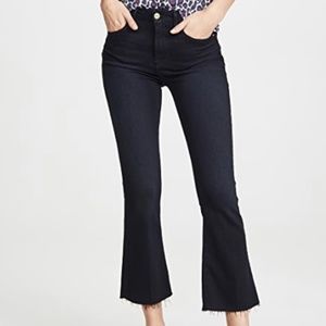FRAME le crop mini boot raw edge jeans size 26 color Marcella new with tags